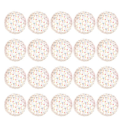 

100Pcs Food Grade Round Muffin Cases Paper Cupcake Liner Wrapper Baking Mold Cupcake Maker Mold Tray