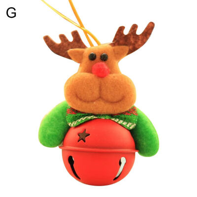 

Santa ClausSnowmanElk Doll Christmas Tree Pendant Bell Holiday New Year Decor