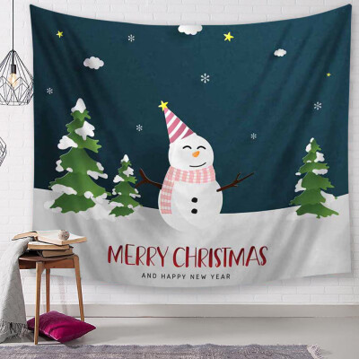 

Toponeto Christmas Tapestry Santa Print Wall Hanging Tapestry Art Home Decor
