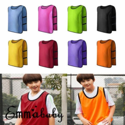 

KidsAdult Team Sports Football Soccer Training Vest Train Jerseys Bib Uniform