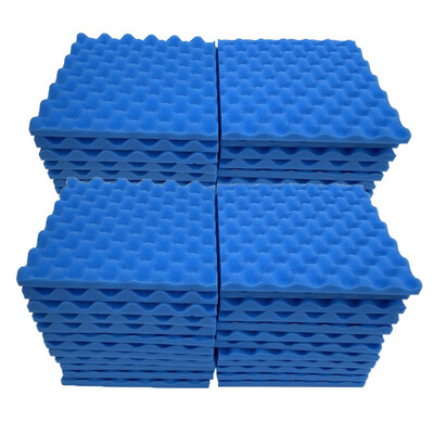

Toponeto 48Pcs Acoustic Foam Panel Sound Stop Absorption Sponge Studio KTV Soundproof