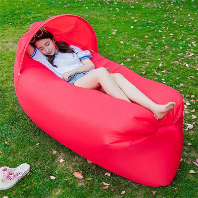 

Inflatable Folding Sleeping Lazy Bag Waterproof Portable Air Sofa Pocket Outdoor Beach Camping Sleeping Bed Shade Air Be