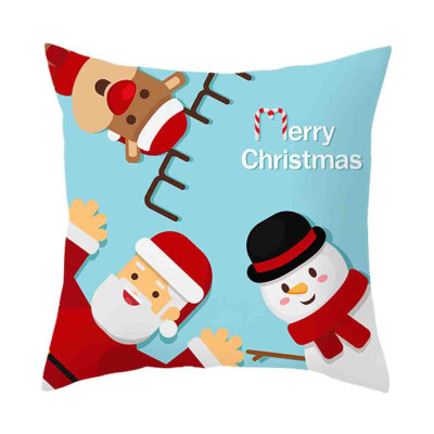 

〖Follure〗Christmas Pillow Cover Decor Pillow Case Sofa Waist Throw Cushion Cover