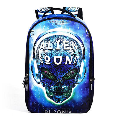 

Student School Bag Originality Skull Fashion Youth Backpack For Teenagers Boys Sports Casual Rucksack Travel Daypack