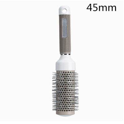 

Gobestart Professional Ceramic Round Barrel Hair Brush Iron Radial Comb for Curling