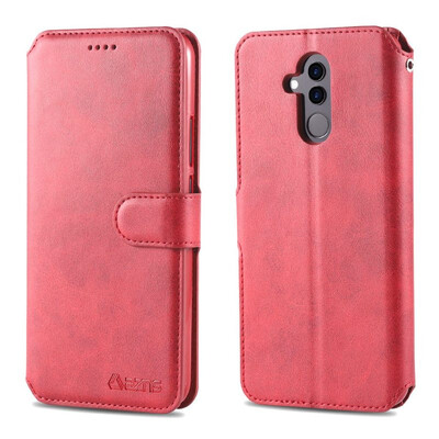 

MOONCASE Huawei Mate 20 Lite Dallas Series Leather Case - Red