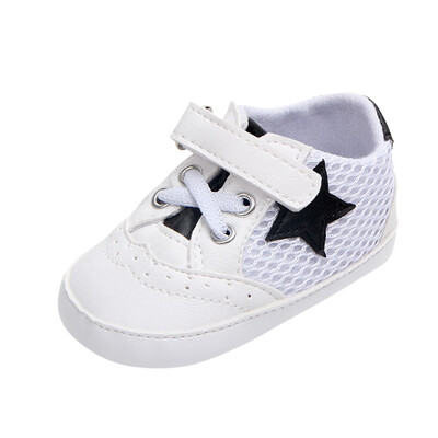 

Newborn Infant Baby Solid Star Mesh Anti-slip Soft Casual Shoes Sneaker