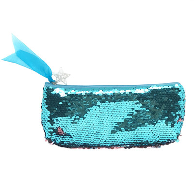 

Toponeto Women Girls Fashion Double Color Sequins Pen Bag Storage Bag Ladies Purse Pouch