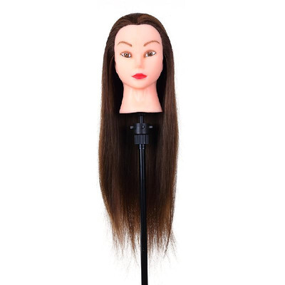 

24" Mannequin Head Hairdressing Training Head for Hair Styling Practice Dummy Head for Hair Braiding High Temperature Fiber Head