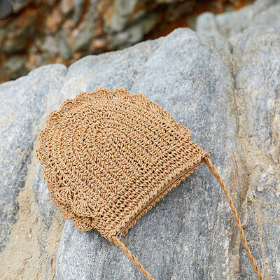 

Vintage Mori Fashionable Weave Bag Vacationing Beach Summer Paper Strings Shoulder Bags Beautiful And Elegant Well Design for Wome