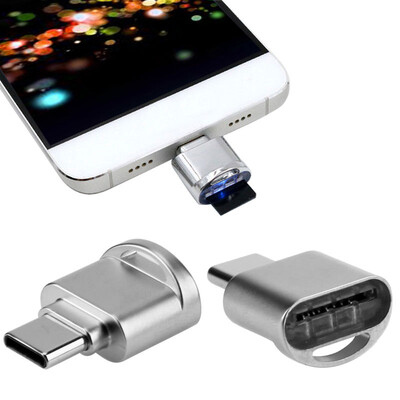 

USB Type-C 31 to MicroSD TF Card Reader Adapter for Macbook Smartphone Tablet