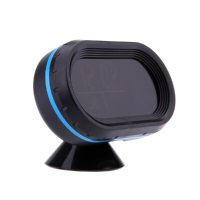 

Digital Auto Car Thermometer Voltmeter Voltage Meter Noctilucous Clock Freeze Alert Batteries