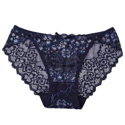 

Toponeto Women Sexy Lace Briefs Panties Two-tone Lingerie Underwear