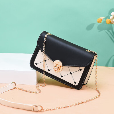 

Small square package 2019 new female bag Korean version of the fresh female bag fashion shoulder bag Messenger bag