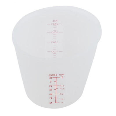 

Greensen 250ml Silicone Measuring Cup with Marking for Coffee Tea Milk