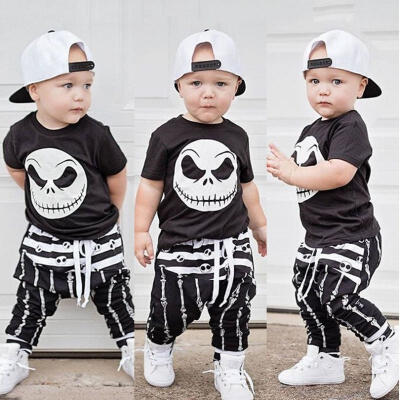 

Cool Newborn Baby Boys Tops T-shirt Long Pants 2Pcs Outfit Set Clothes 0-3T