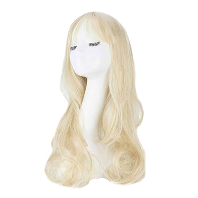 

Gobestart Multi-color Optional Long Loose Wavy Syntheic Wig Curly Full Natural Hair Wigs