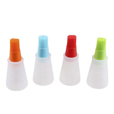 

2 PCS Silicone Oil Bottle Pancake Kitchen Baking Honey Brush Tool Simple Random