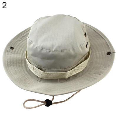 

Flat Roof Military Hat Cadet Patrol Bush Hat Outdoors Climbing Fishing Boonie Cap