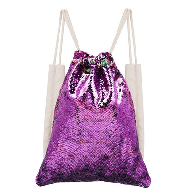 

Tailored Fashion Outdoor Roses Sports Casual Double Color Sequins Unisex Chest Bag