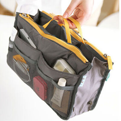 

Women Lady Travel Insert Handbag Organiser Purse Large Liner Comestic Organizer