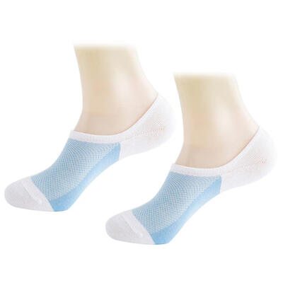 

Men Summer Breathable Mesh Color Block Anti-slip Invisible Low Cut Boat Socks