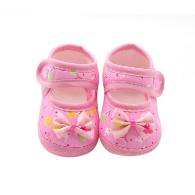 

Summer Baby Girl Bowknot New Shoes Shoes Soft Walkers Prioncess First Dot Sole Prewalker Shoes Round Cloth