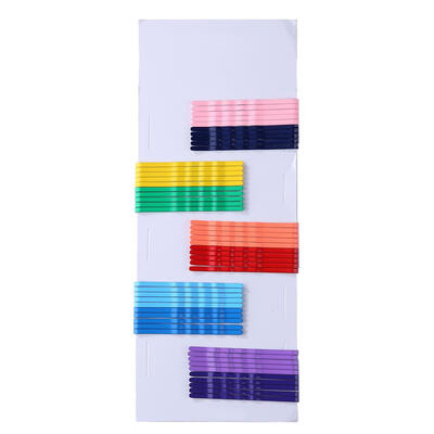 

50pcs Candy Color Wave Hairpins Barrette Spiral Side Hair Clips Hair Pins