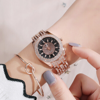 

Gedi Korean version of the trend of students waterproof mechanical quartz watch steel belt fashion bracelet watch female table