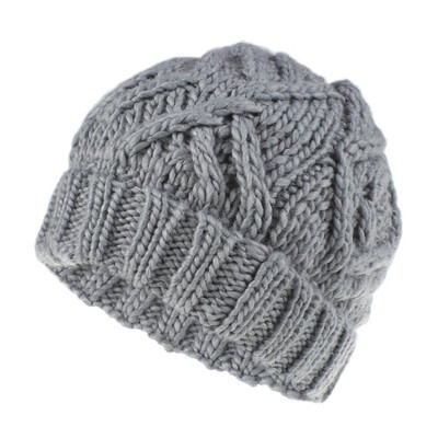 

Causal Winter Knitted Hats For Women Fashion Keep Warm Manual Wool Knitted Earmuffs Soft Hats Girls Caps High Quality Female