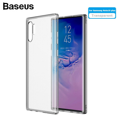 

Baseus somple series transparent phone case for Sansung Note 10 plus anti-fall shockproof Case for phone