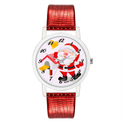 

Christmas Tree Santa Claus Christmas Gift Womens Watches Fashion Girls Ladies Quartz Clock Wrist Watch Women Reloj 2018 &Ff