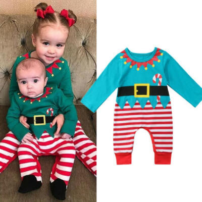 

Santa Newborn Infant Baby Girls Boys Rompers Jumpsuit Christmas Outfits Clothes