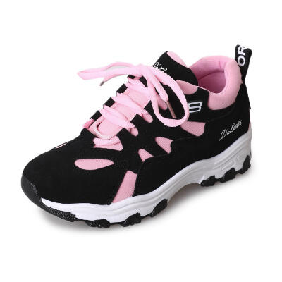 

Spring Women Shoes 2019 New Fashion white Black Platform Sneakers Women Casual Shoes Harajuku Basket Femme Tenis Feminino