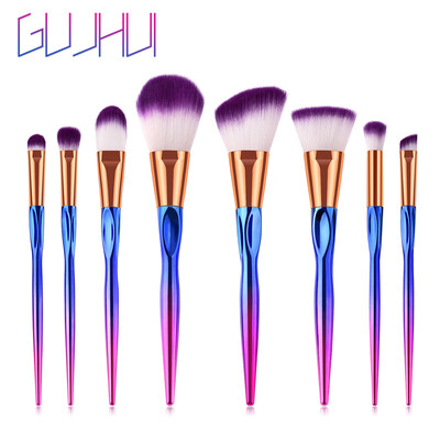 

Toponeto 8PCS Foundation Cosmetic Eyebrow Eyeshadow Brush Makeup Brush Sets Tools
