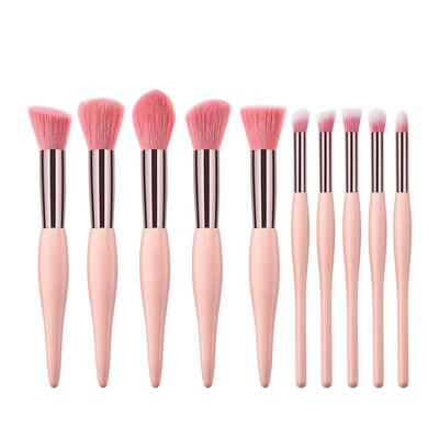 

10pcsset 3D Handle Cosmetic Brushes Soft Wool Powder Eyeshadow Brush Tools