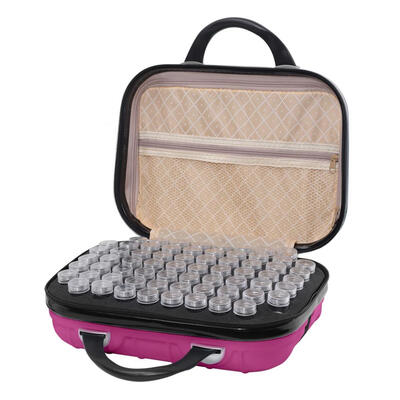 

132 Bottles Diamond Painting Storage Box Bead Container Embroidery Handbag