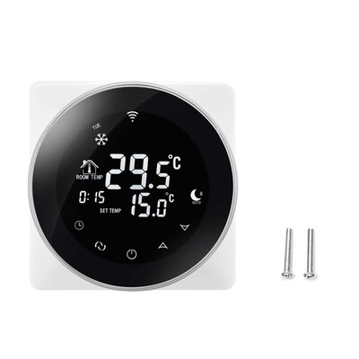 

Gas Boiler Heating Thermostat Wifi Thermostat Remote Control Negative LCD Digital Touch Screen Temperature Controller