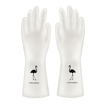 

PVC Long Thin Kitchen Dishwashing Gloves for Household Dusting Cleaning