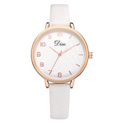 

Business Womens Watches Scale Roman Numerals Ladies Quartz Wristwatch Fashion Leather Strap Minimalism Clock Reloj Mujer