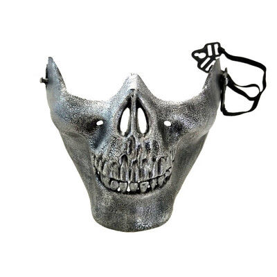 

Cycling Training Ski Mask TPU Half Mask Halloween Half Face Skull Protective Mask For Cycling CS Military Gaming Resistant