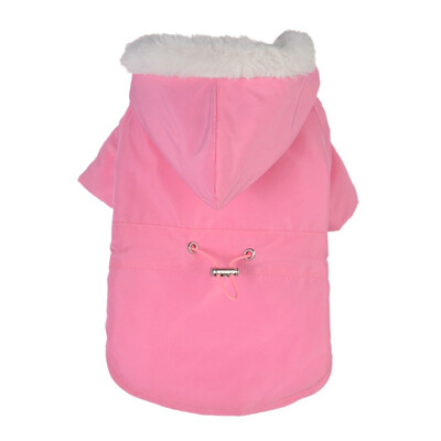 

Pet Dog Coat Winter Warm Small Dog Clothes For Soft Fur Hood Puppy Jacket Clothing for Chihuahua Frence bulldog Large Dogs Pug