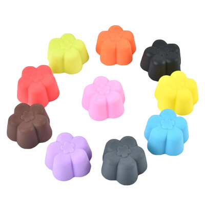 

Silicone Rose Cup Cake Muffin Cupcake Egg Cases Baking Moulds Pan