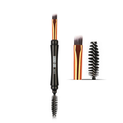 

Double Head Eyeshadow Eyebrow Lip Eyeliner Brush Makeup Cosmetic Tool with Cap