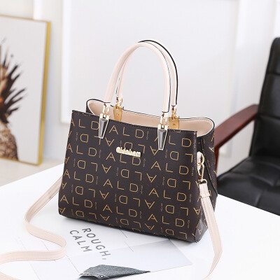 

2019 handbags new European&American fashion handbags elegant large capacity big bag shoulder Messenger bag