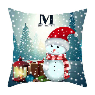 

Tailored Christmas Pillow Cover Decor Pillow Case Sofa Waist Throw Cushion Cover