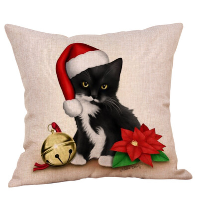 

Tailored Christmas Throw Pillow Cover Pillowcases Decorative Sofa Cushion Cover