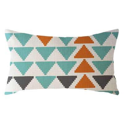 

〖Follure〗Minimalist Geometric Pillow Case Linen 30x50cm Cushion Cover Home Decor