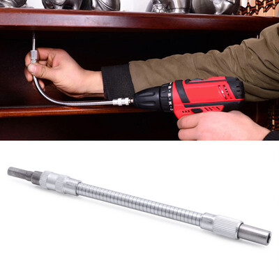 

20cm Flexible 14" Hex Hose Screwdriver Extension Bit Flex Socket Holder Adapter