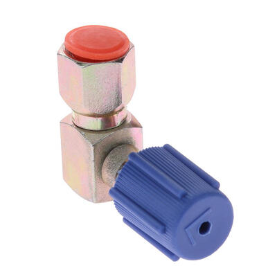 

AC 716 Charging Low Side Port Adapter 90 Degree Retrofit R12 to R134a